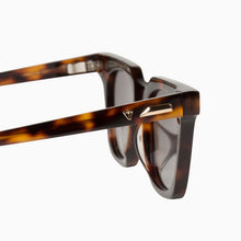 Load image into Gallery viewer, VALLEY - DYLAN KAIN - VINTAGE TORT w 24k Gold Metal Trim / Black Gradient Len