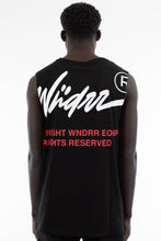 Load image into Gallery viewer, WNDRR - OFFENDS MUSCLE TOP - BLACK