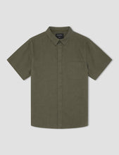 Load image into Gallery viewer, MR SIMPLE - S/S SHIRT LINEN - FATIGUE