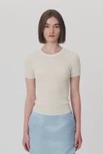 Load image into Gallery viewer, ROWIE - RIB KNIT TEE BONE