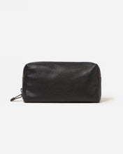 Load image into Gallery viewer, STITCH &amp; HIDE - CLEO MAKEUP BAG BLACK
