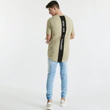 Load image into Gallery viewer, NENA & PASADENA - DION FINE CAPE BACK TEE - light taupe