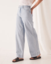 Load image into Gallery viewer, ASSEMBLY - WIDE LEG JEAN PACIFIC BLUE