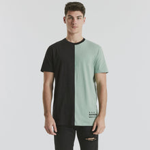 Load image into Gallery viewer, NENA & PASADENA - JOKER SCOOP BACK TEE - BLACK /SAGE