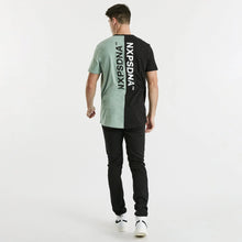 Load image into Gallery viewer, NENA & PASADENA - JOKER SCOOP BACK TEE - BLACK /SAGE