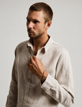 Load image into Gallery viewer, MR SIMPLE - LONG SLEEVE LINEN SHIRT -  NATURAL