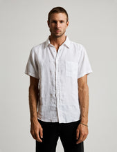 Load image into Gallery viewer, MR SIMPLE - S/S LINEN SHIRT - WHITE