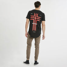 Load image into Gallery viewer, KISS CHACEY PASEO DUAL CURVED TEE - JET BLACK