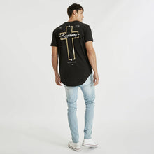 Load image into Gallery viewer, KISS CHACEY - SENSATION DUAL CURVED TEE - JET BLACK