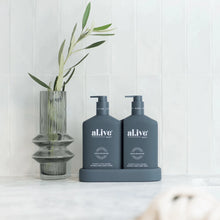 Load image into Gallery viewer, AL.IVE WASH & LOTION DUO + TRAY - COCONUT & WILD ORANGE