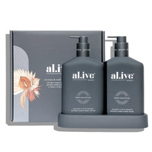 Load image into Gallery viewer, AL.IVE WASH & LOTION DUO + TRAY - COCONUT & WILD ORANGE