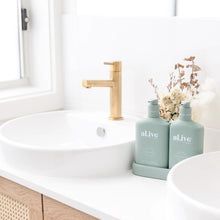 Load image into Gallery viewer, AL.IVE WASH & LOTION DUO + TRAY - KAFFIR LIME & GREEN TEA
