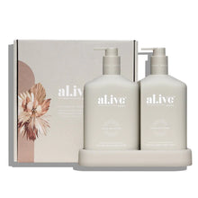Load image into Gallery viewer, AL.IVE WASH & LOTION DUO + TRAY - SEA COTTON & COCONUT