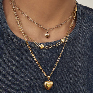 ARMS OF EVE - ROSE HEART NECKLACE GOLD