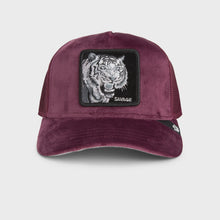 Load image into Gallery viewer, GOORIN BROS - VELOUR TIGER TRUCKER CAP in Desire
