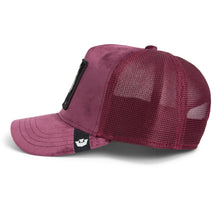 Load image into Gallery viewer, GOORIN BROS - VELOUR TIGER TRUCKER CAP in Desire
