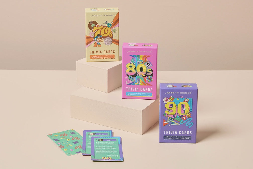 70's Trivia Cards