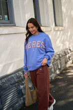 Load image into Gallery viewer, CERES LIFE - ISLA OVERSIZED SLOUCHY CREW / VINTAGE BLUE
