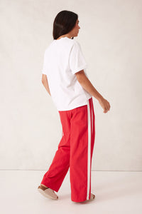 CERES LIFE - RELAXED DRAWSTRING PANT / red