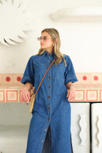 Load image into Gallery viewer, CERES LIFE - AVA YOKE DETAIL DENIM MIDI
