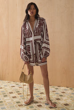 Load image into Gallery viewer, SANCIA - THE SABRINA SHIRT / Lucerne print
