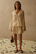 Load image into Gallery viewer, SANCIA - LEONA SHIRT / CANARY STRIPE
