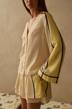 Load image into Gallery viewer, SANCIA - LEONA SHIRT / CANARY STRIPE
