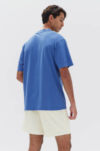 ASSEMBLY LABEL - KNOX ORGANIC OVERSIZED TEE - ROYAL