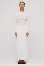 Load image into Gallery viewer, ZULU &amp; ZEPHYR - RIB HEMP LONG SLEEVE TOP - WHITE
