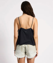 Load image into Gallery viewer, ONETEASPOON - DEEP V FRONT SINGLET / BLACK
