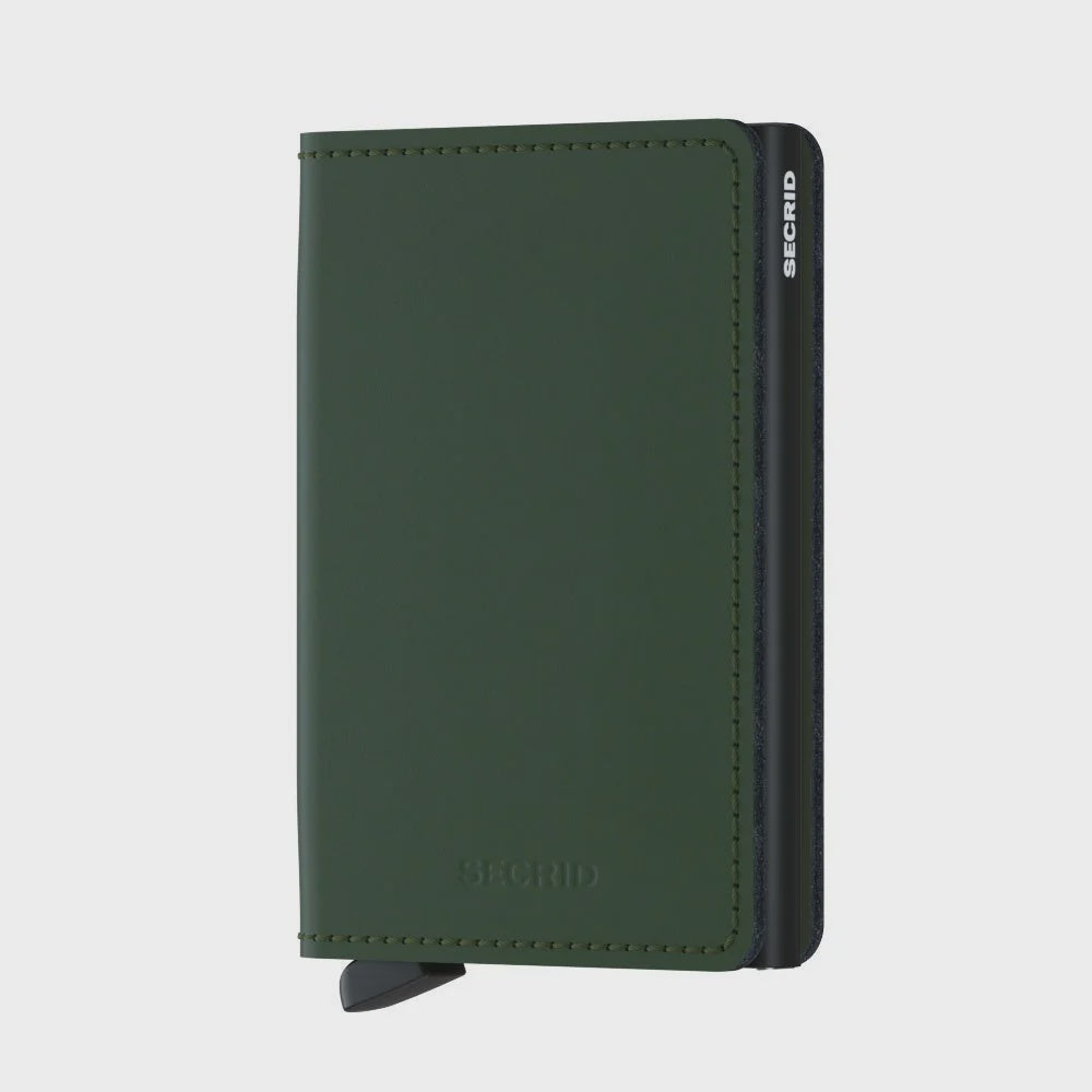 SECRID - MINIWALLET / MATTE GREEN BLACK