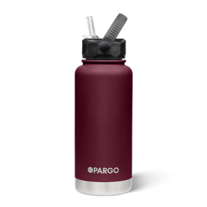 PARGO - 950ml INSULATED  SPORTS  BOTTLE W/STRAW LID