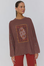 Load image into Gallery viewer, NINE LIVES BAZAAR - QUEEN OF HEARTS LONG SLEEVE TOP
