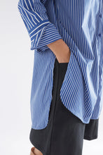 Load image into Gallery viewer, ELK - LIGNE SHIRT /blue stripe
