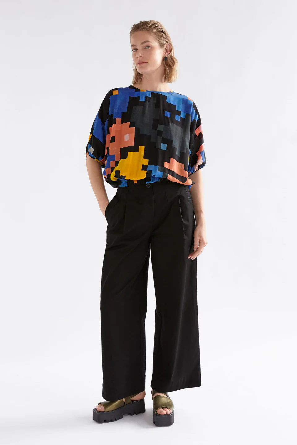 ELK - MODA TOP / lucent print