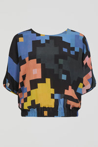 ELK - MODA TOP / lucent print