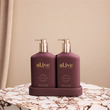 Load image into Gallery viewer, ALIVE - XMAS 25 - TRANSFORMATIVE WASH &amp; LOTION DUO / sweet plum &amp; cherries
