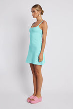 Load image into Gallery viewer, SUMMI SUMMI - A-LINE MINI DRESS Aqua
