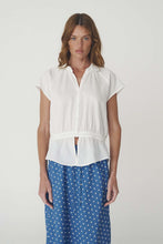Load image into Gallery viewer, ROWIE - ALLIE PEPLUM BLOUSE - bone
