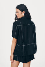 Load image into Gallery viewer, ROWIE - ARIES LINEN SHIRT / Noir
