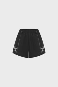 ROWIE - ARIES LINEN SHORT / Noir