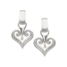 Load image into Gallery viewer, MOUNTAIN &amp; MOON BELLA EARRINGS SILVER
