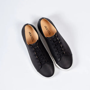 EKN - OAK SNEAKER / BLACK LEATHER