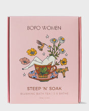 Load image into Gallery viewer, BOPO - STEEP &amp; SOAK BLUSHING BATH TEE

