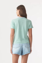 Load image into Gallery viewer, OUTLAND DENIM - IVY TEE /green blue stripe
