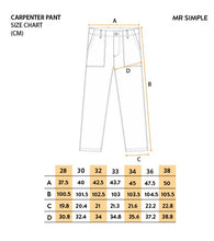Load image into Gallery viewer, MR SIMPLE - CARPENTER PANT / Off White
