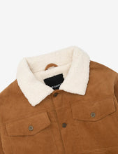 Load image into Gallery viewer, MR SIMPLE - SHERPA JACKET in TOBACCO
