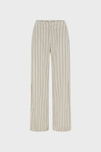 Load image into Gallery viewer, ROWIE - CASPIAN LINEN PANTS - Natural Stripe
