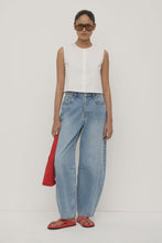 Load image into Gallery viewer, ASSEMBLY - CHERRI BUTTON FRONT TOP - WHITE
