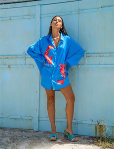 SUMMI SUMMI - LS OS SHIRT KOI KOI